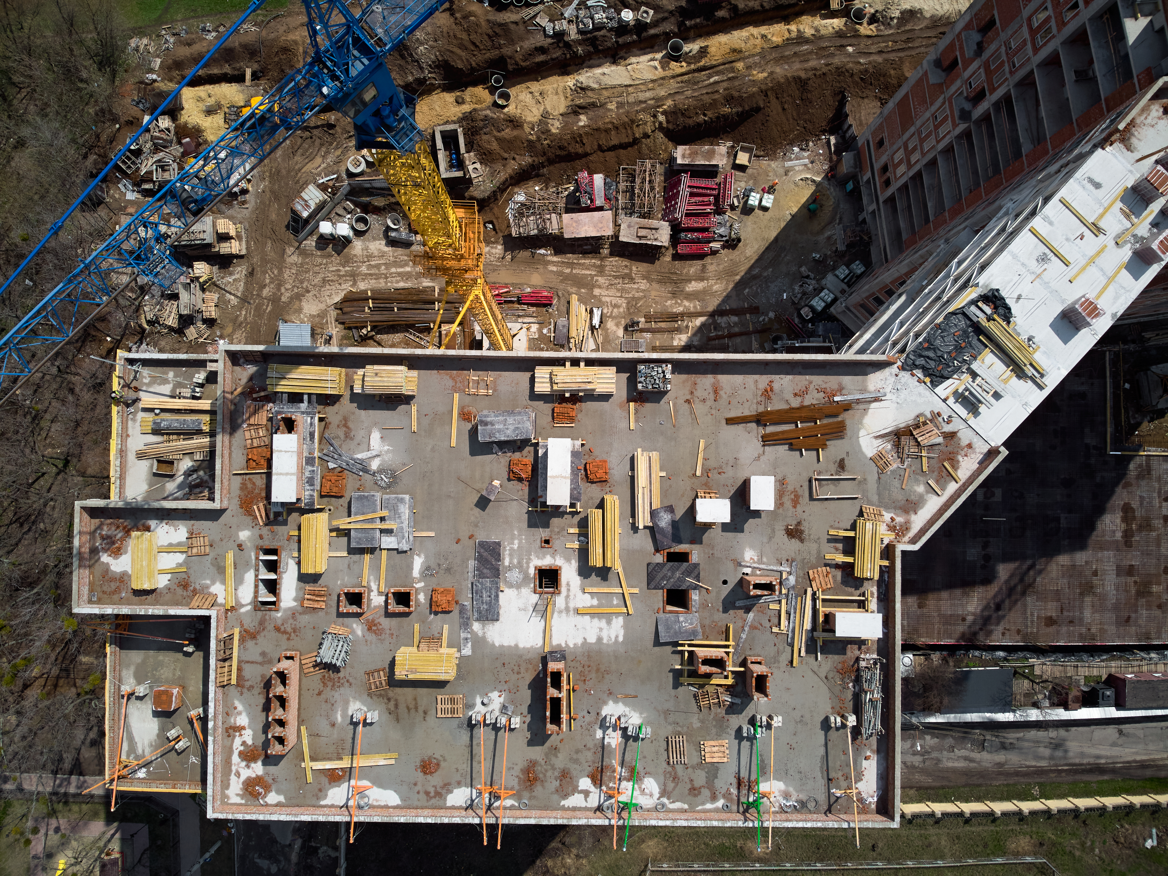 What is the process of post-tensioning?